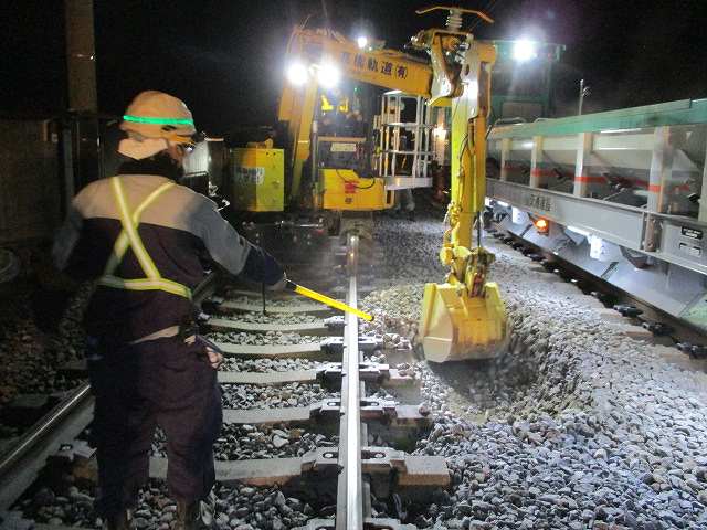 新幹線の線路メンテナンス・保守